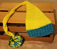 Baby Elf Hat,  Long Tail Hat Yellow Collection