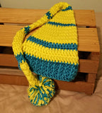 Baby Elf Hat,  Long Tail Hat Yellow Collection