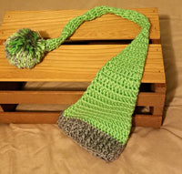 Baby Elf Hat,  Long Tail Hat Green Collection