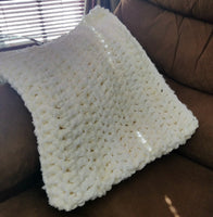 Crochet throw blanket