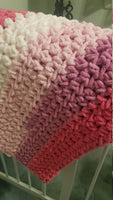 Crochet throw blanket