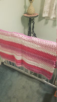 Crochet throw blanket