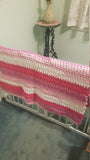 Crochet throw blanket