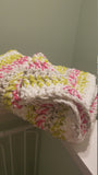 Crochet throw blanket