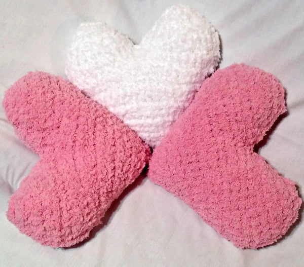 Crochet Heart Pillow