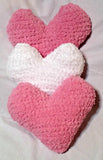 Crochet Heart Pillow